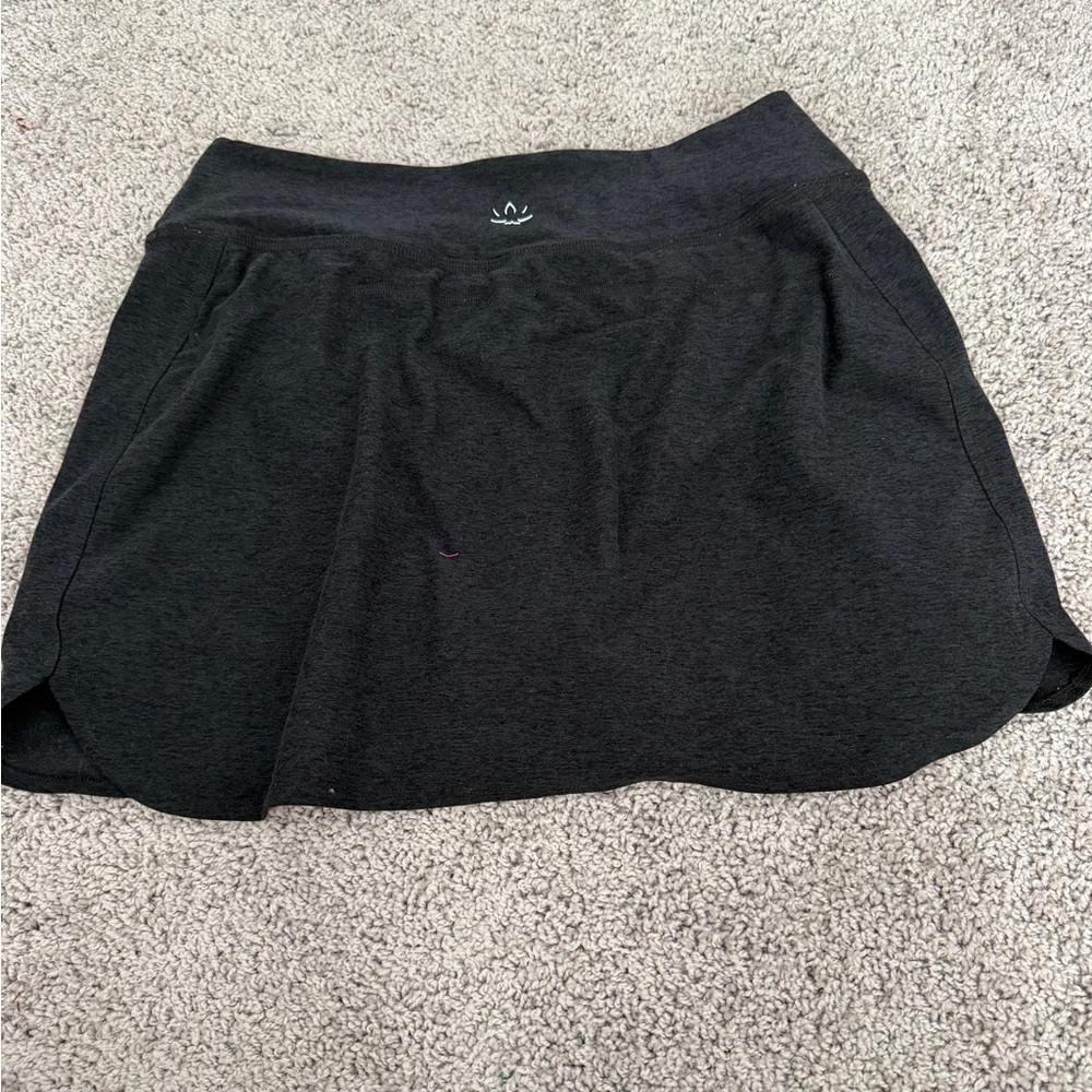Beyond Yoga Charcoal Mini Skirt - Picture 8 of 12